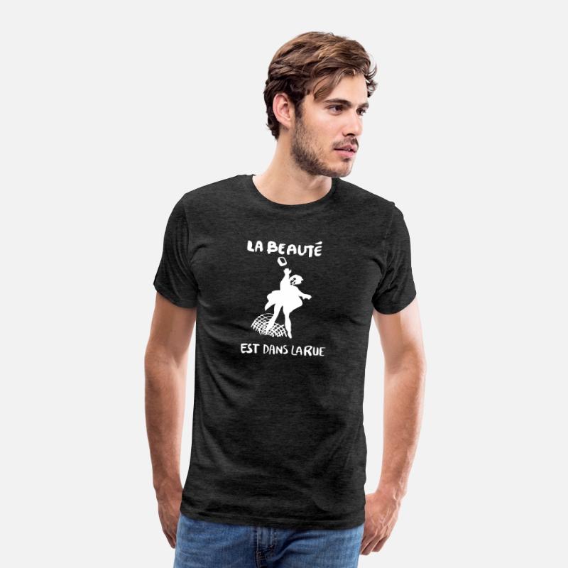 LA BEAUTE EST DANS LA RUE' Men's Premium T-Shirt | Spreadshirt